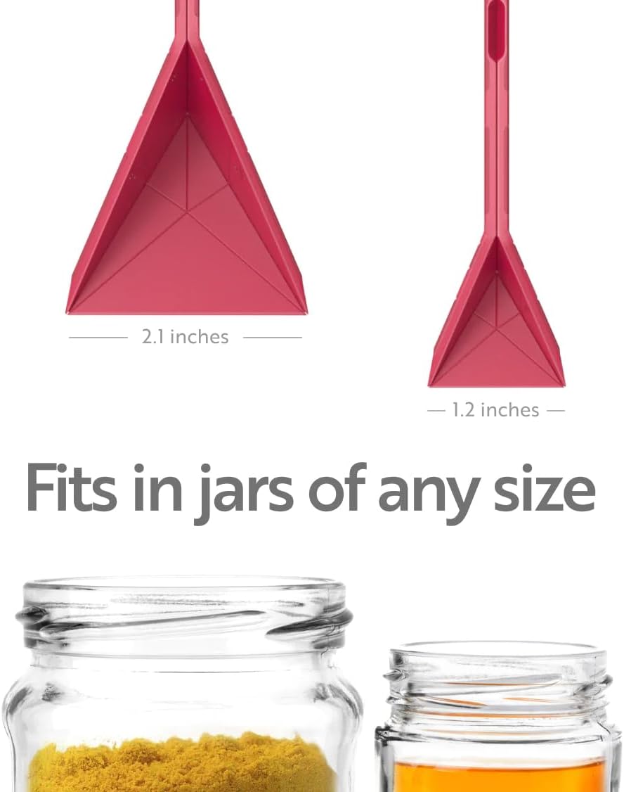 FOLDING MEASURING SPOONS | FALT 3-IN-1 |2Spoons with 6 different Sizes