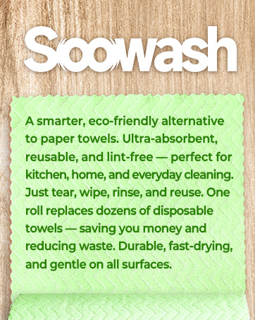 Microfiber Cleaning Cloths Roll, 75 Pack Tear
