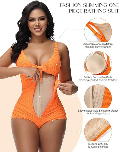 SHAPSHE Women's Tummy Control Swimsuit
