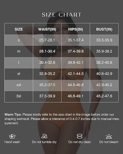 SHAPSHE Women's Tummy Control Swimsuit