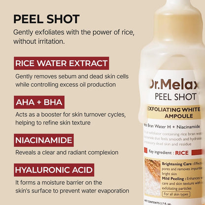 white Rice Peeling Ampoule