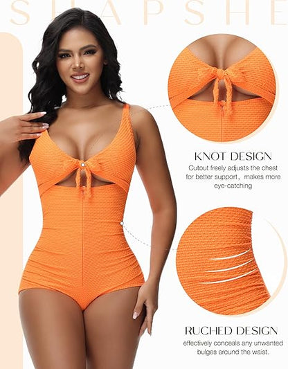 SHAPSHE Women's Tummy Control Swimsuit