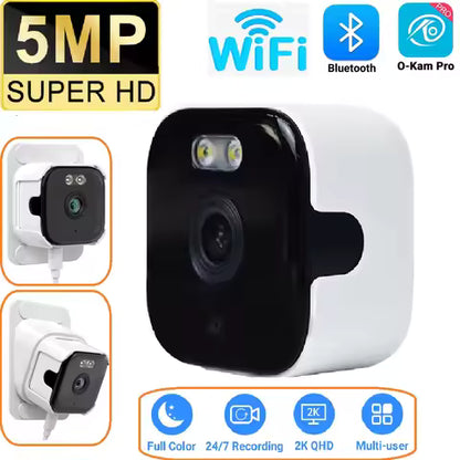 GIRAFIT 3MP 2K Window Camera,WiFi Indoor Cam