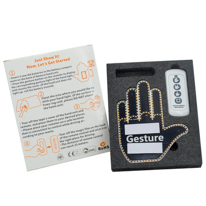 The GloGesture™ - Led Hand Sign