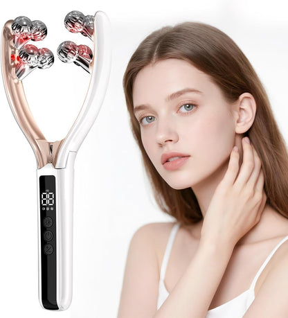Facial Massager with 3D Roller