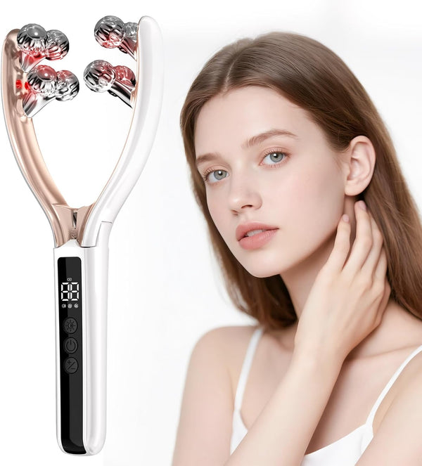 Facial Massager with 3D Roller