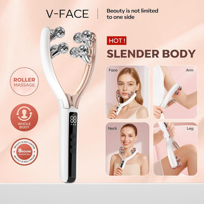Facial Massager with 3D Roller