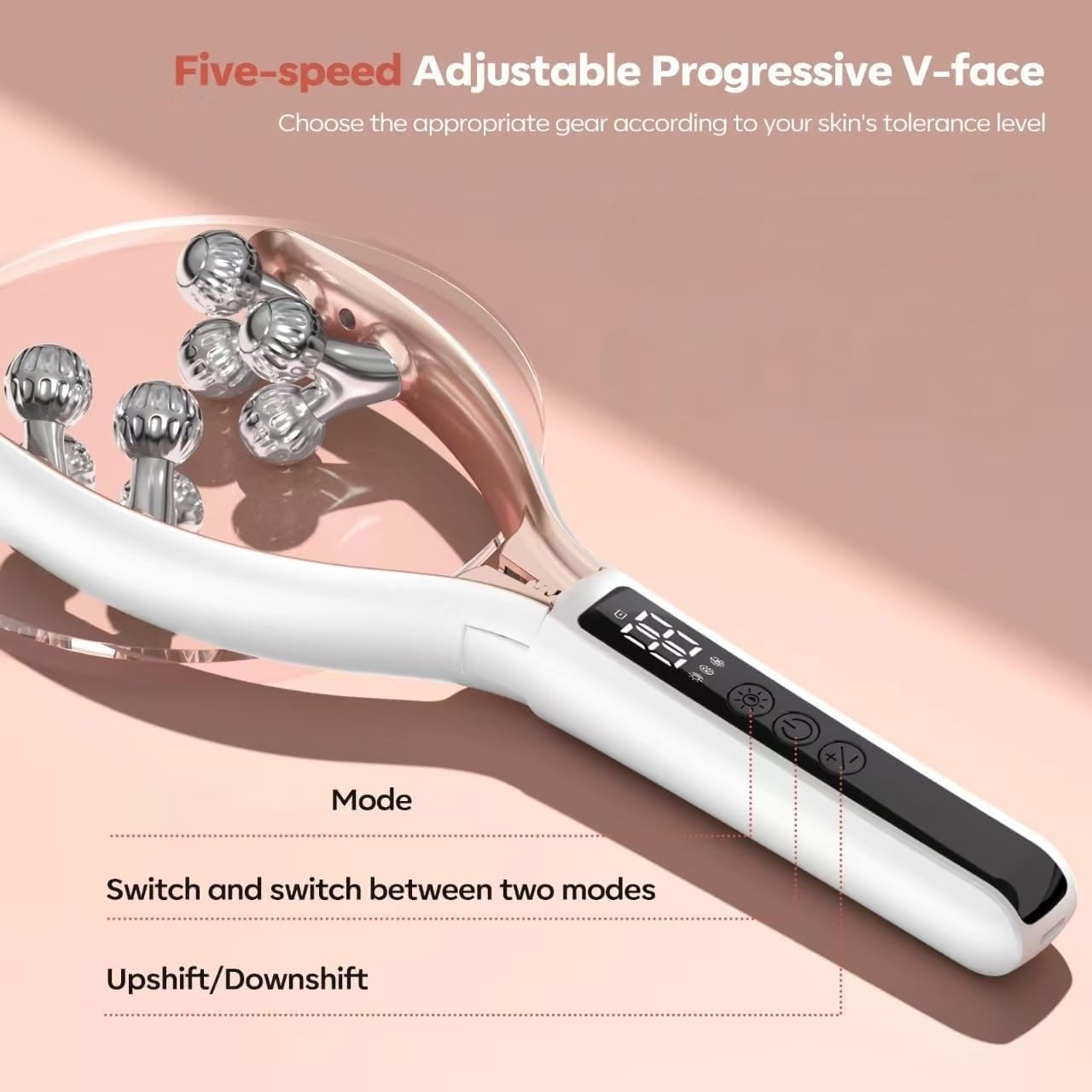 Facial Massager with 3D Roller